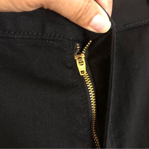 NWOT new Lee Womens Relaxed Fit Mid Rise Size crop black Sz Medium - Picture 11 of 12